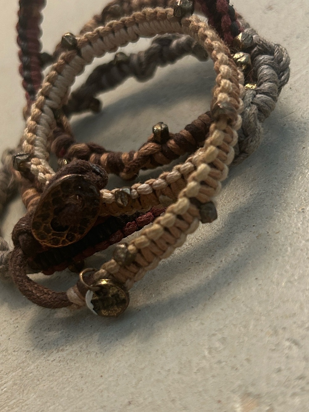 Leather Wrap Bracelet by Jeanne d’ Arc Living